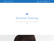 Tablet Screenshot of likoelek.com